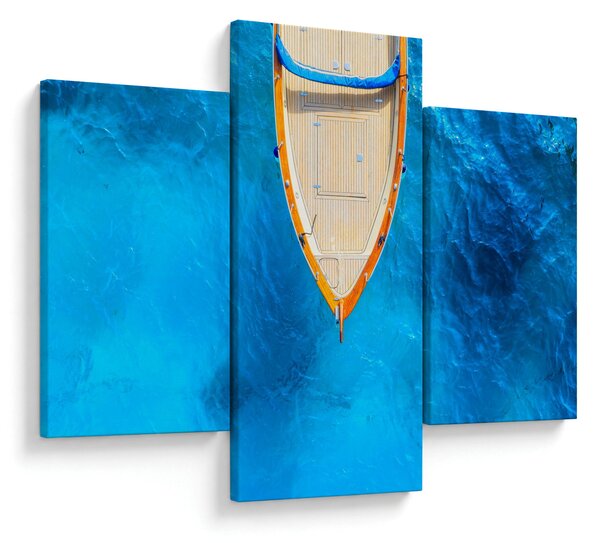 Kép - Nyári hajó (90x60 cm)