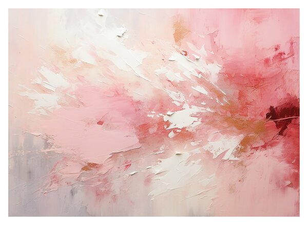 Kép - Rózsaszín absztrakt (70x50 cm)