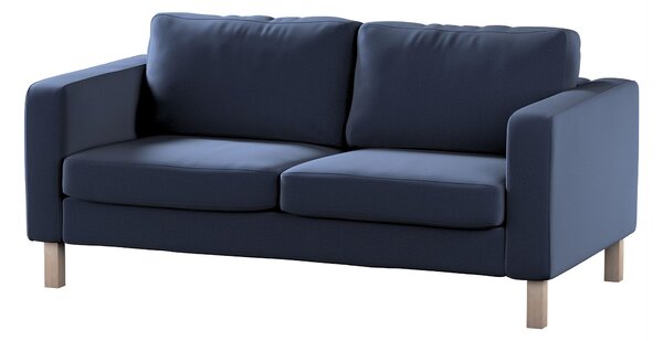 Karlstad 2-üléses nem kinyitható: rövid kanapéhuzat termék színe sötétkék szövet welwet