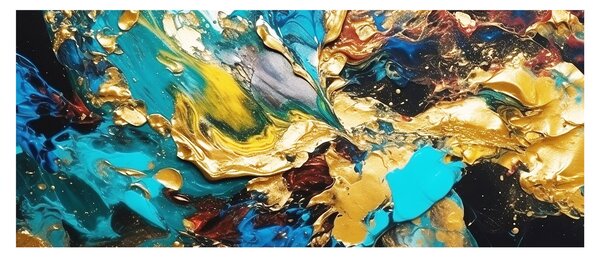 Kép - Texturált olajfestmény (120x50 cm)