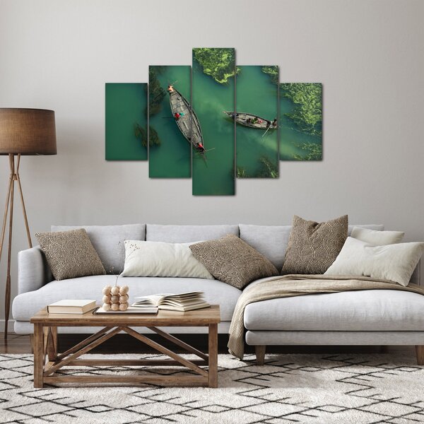 Kép - Horgászok a folyón (150x105 cm)