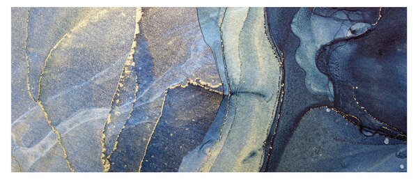 Kép - Absztrakció alkoholos tintával (120x50 cm)