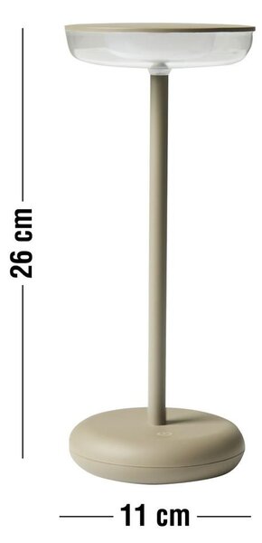 Lindesberg tölthető LED asztali lámpa