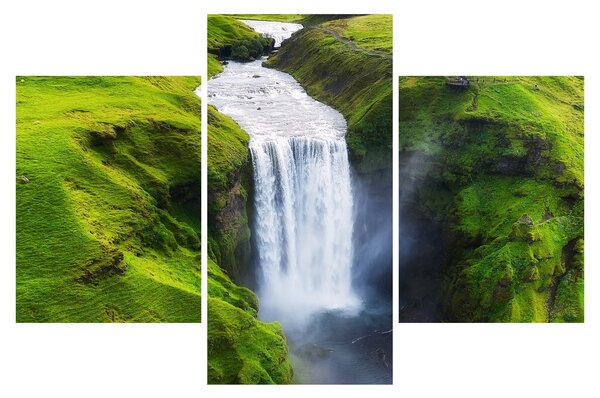 Kép - Skogafoss vízesés (90x60 cm)