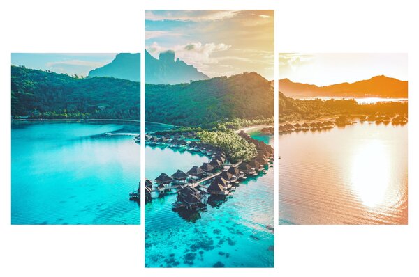 Kép - Bora Bora (90x60 cm)