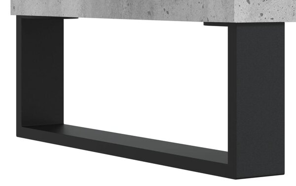 Betonszürke szerelt fa cipőszekrény 102x36x60 cm (831376)