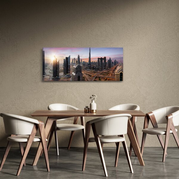 Kép - Dubai panorámája (120x50 cm)