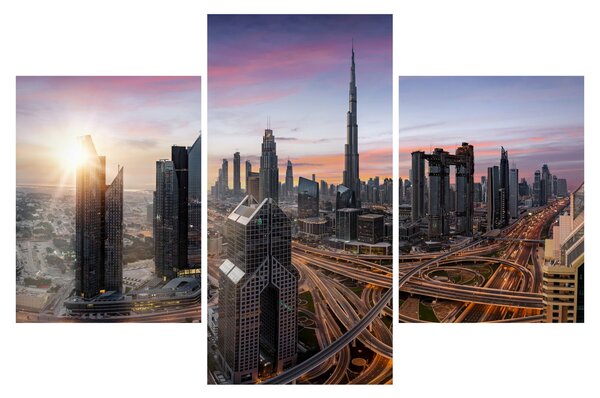 Kép - Dubai panorámája (90x60 cm)