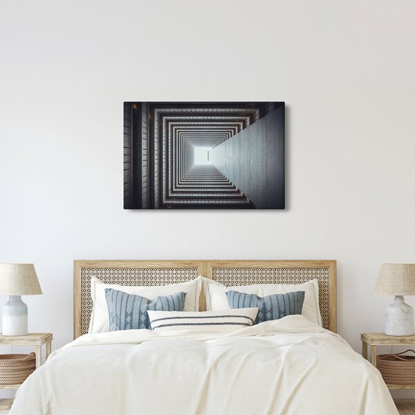 Kép - Kilátás az épület belsejéből (90x60 cm)