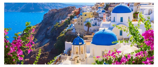 Kép - Santorini, Görögország (120x50 cm)