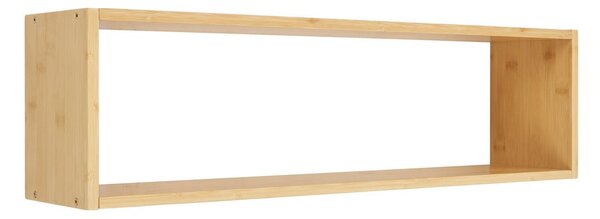 Natúr színű többszintes bambusz fali polc 70 cm Ember – House Nordic