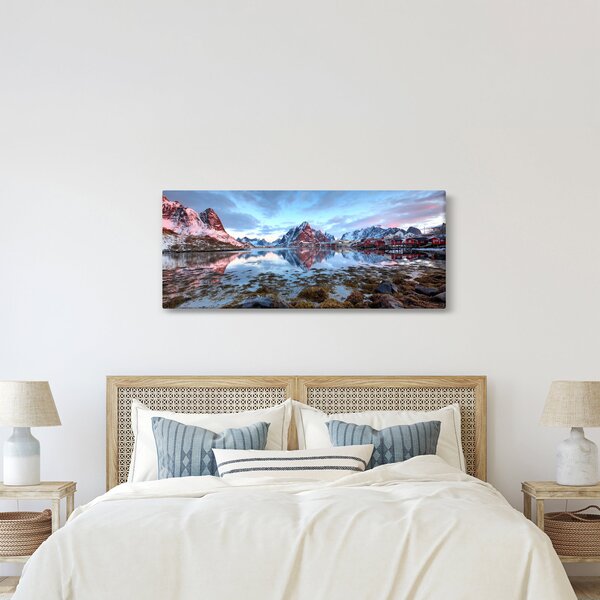 Kép - Napfelkelte Reine felett (120x50 cm)