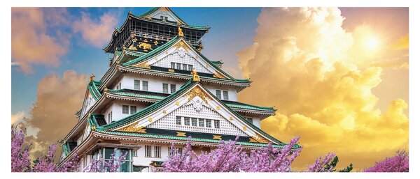 Kép - Oszaka vára (120x50 cm)