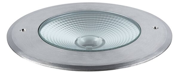 Paulmann Vanea LED padlóbeépített padlófény IP67, Ø 16cm, Alu / szürke / cink, Alumínium, Modern