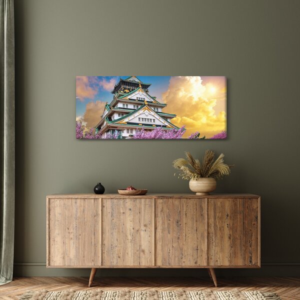 Kép - Oszaka vára (120x50 cm)