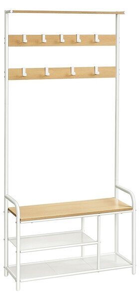 Fogas, Vasagle, fehér, 85x30x180.5 cm