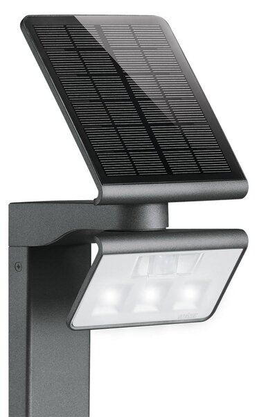 STEINEL STEINELXSolarProfessionalLED érzékelősösvény lámpa, Fekete, Műanyag, Modern