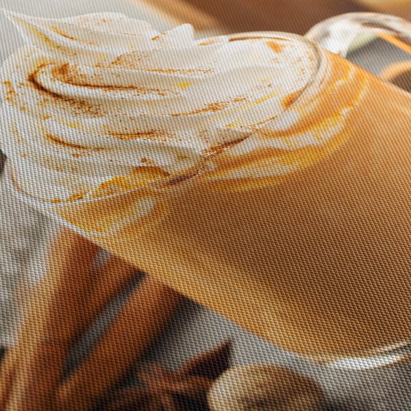 Kép - Tök latté (órával) (90x30 cm)
