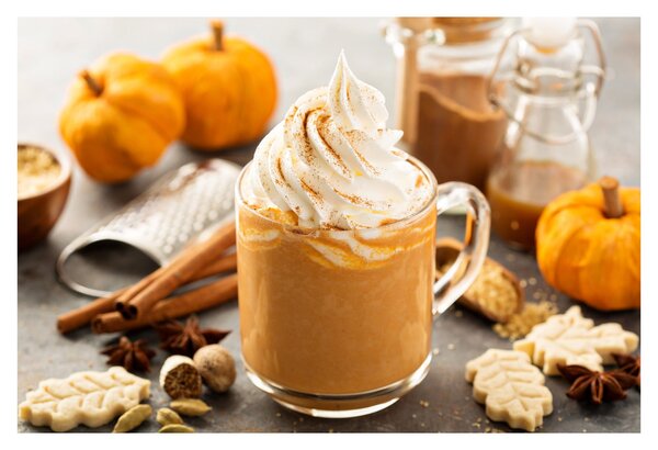 Kép - Tök latté (90x60 cm)