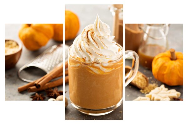 Kép - Tök latté (90x60 cm)