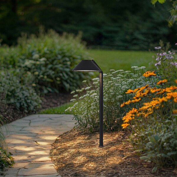 Lindby LED földi tüskés lámpa Capelo, fekete, fém, 77 cm, Fekete, Alumínium, Modern