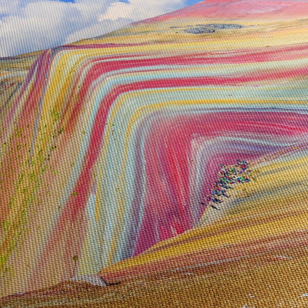Kép - Rainbow Mountain, Peru (70x50 cm)