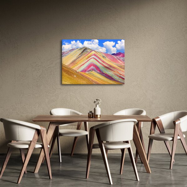 Kép - Rainbow Mountain, Peru (70x50 cm)