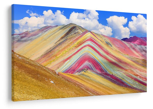 Kép - Rainbow Mountain, Peru (90x60 cm)