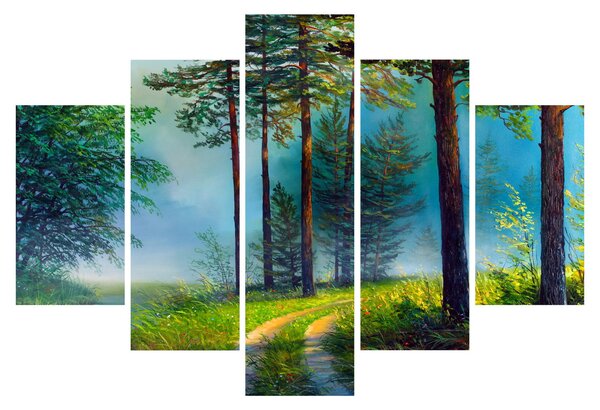 Kép - Olajfestmény tájkép (150x105 cm)