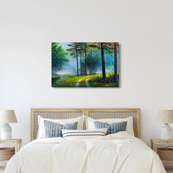 Kép - Olajfestmény tájkép (90x60 cm)