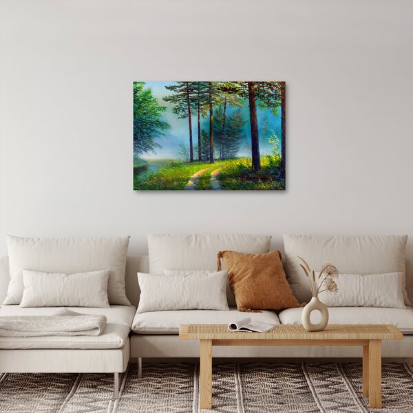 Kép - Olajfestmény tájkép (70x50 cm)