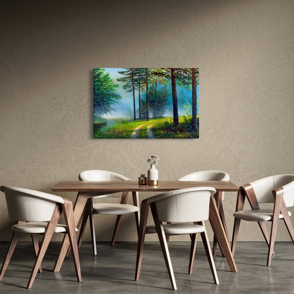 Kép - Olajfestmény tájkép (90x60 cm)
