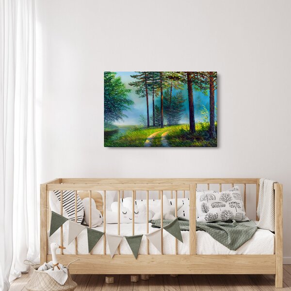 Kép - Olajfestmény tájkép (90x60 cm)