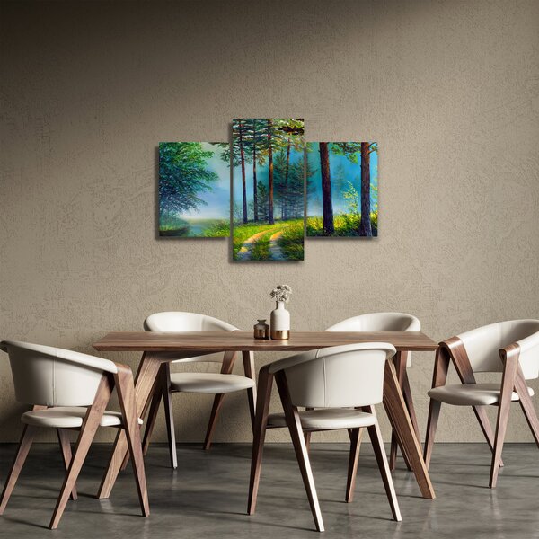 Kép - Olajfestmény tájkép (90x60 cm)