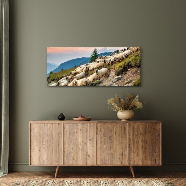 Kép - Egy nyáj birka (120x50 cm)