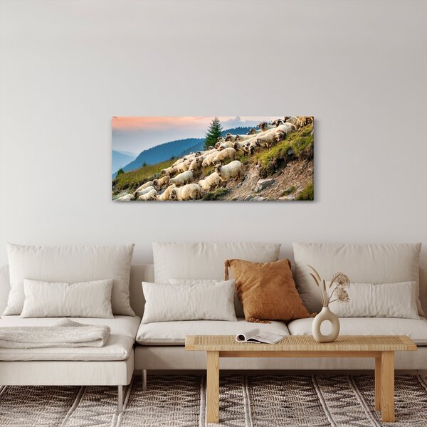 Kép - Egy nyáj birka (120x50 cm)