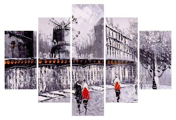 Kép - Olajfestmény a városról II. (150x105 cm)