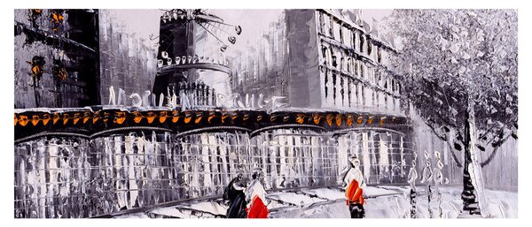 Kép - Olajfestmény a városról II. (120x50 cm)