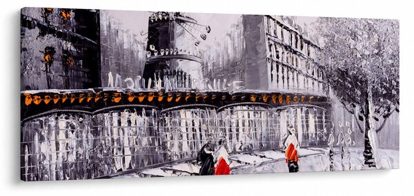 Kép - Olajfestmény a városról II. (120x50 cm)