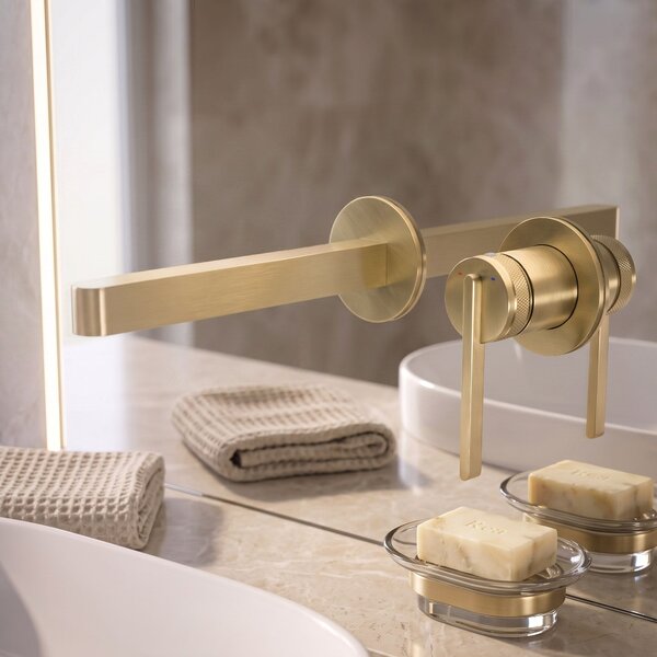 Falra szerelhető csaptelep REA Grace Brush Gold