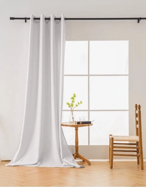 Fehér OXFORD LIGHT függöny 140x270 cm Felfüggesztés: Hullámos sínszalag