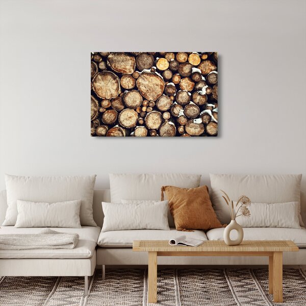Kép - Fa a hóban (90x60 cm)