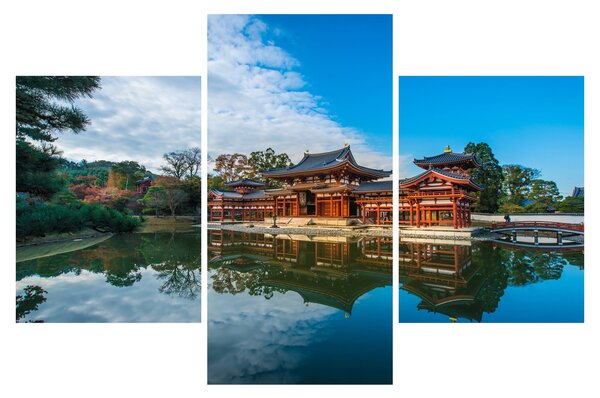 Kép - Byodo-in templom, Japán (90x60 cm)