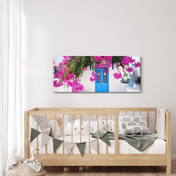 Kép - Hagyományos görög ház (120x50 cm)
