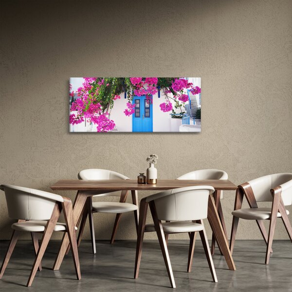 Kép - Hagyományos görög ház (120x50 cm)