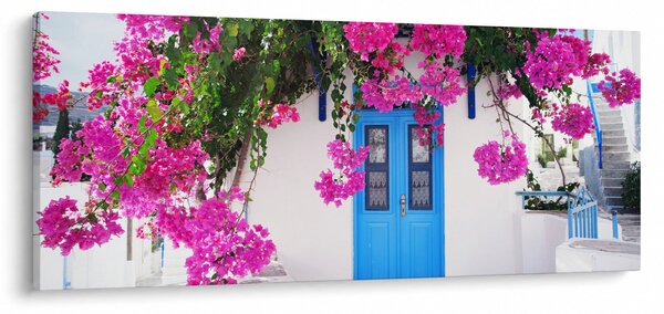 Kép - Hagyományos görög ház (120x50 cm)