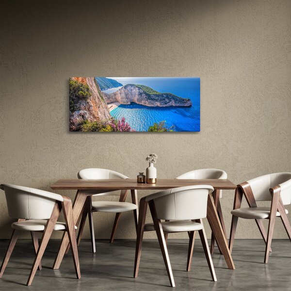 Kép - Navagio strand, Görögország (120x50 cm)