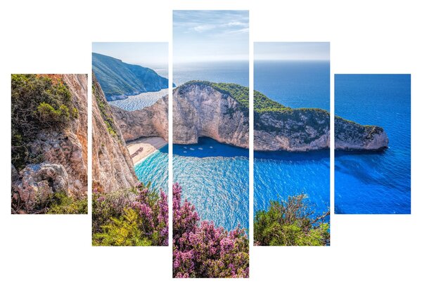 Kép - Navagio strand, Görögország (150x105 cm)