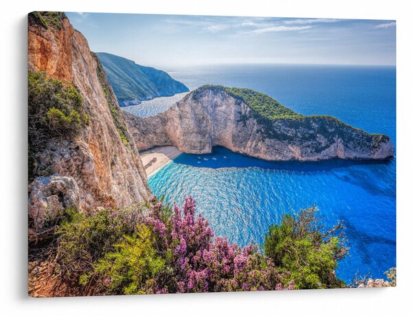 Kép - Navagio strand, Görögország (70x50 cm)