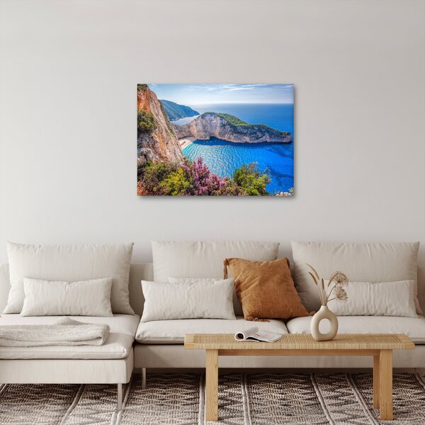 Kép - Navagio strand, Görögország (70x50 cm)